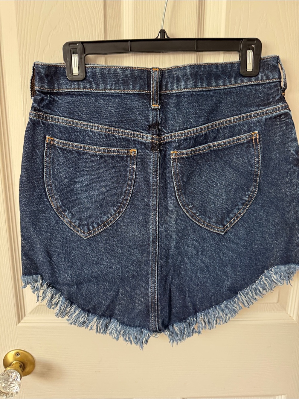 Free People Frayed Edge Denim Skirt - Picture 3 of 3